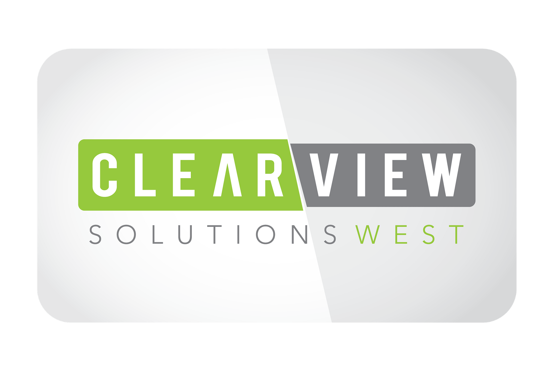 ClearView Solutions Business Card Front Clearview Solutions West